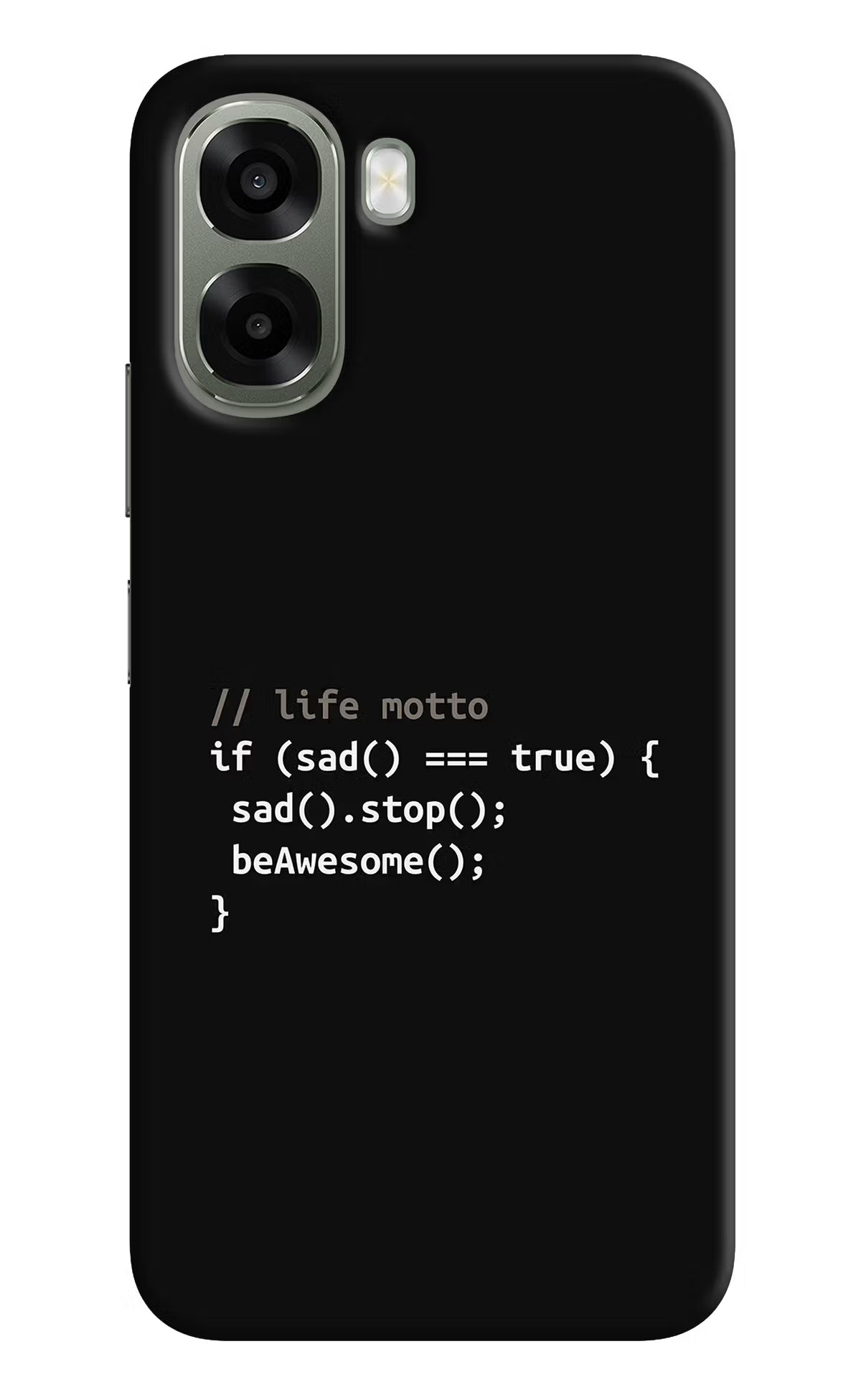 Life Motto Code Oppo A6x 5G Back Cover