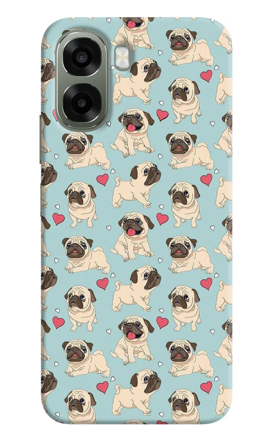 Pug Dog Oppo A6x 5G Back Cover, Hard case