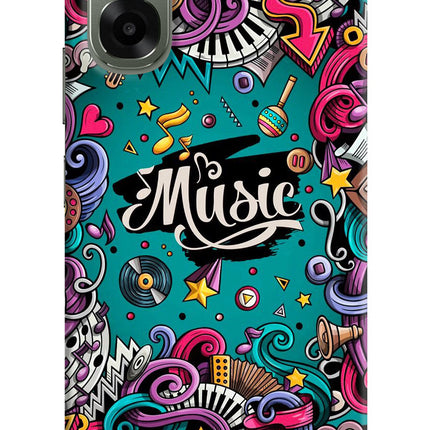 Music Graffiti Oppo A6x 5G Hard Case Back Cover by Casekaro