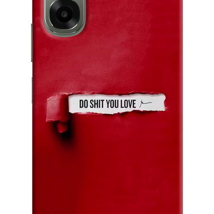 Do Shit You Love Oppo A6x 5G Hard Case Back Cover by Casekaro