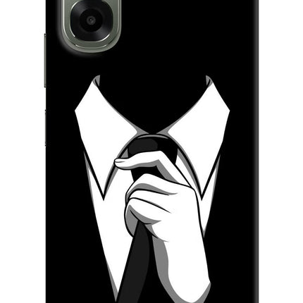 Black Tie Oppo A6x 5G Hard Case Back Cover by Casekaro