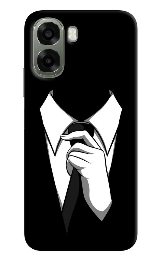 Black Tie Oppo A6x 5G Hard Case Back Cover by Casekaro