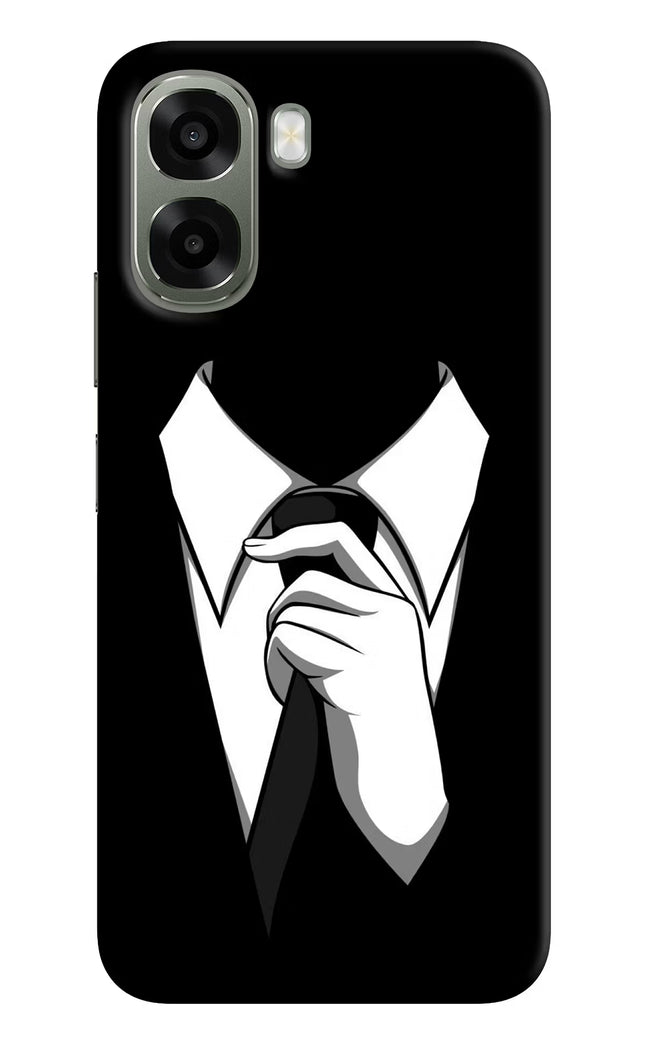 Black Tie Oppo A6x 5G Hard Case Back Cover by Casekaro