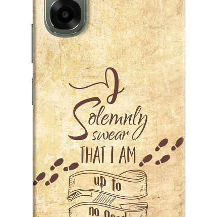 I Solemnly swear that i up to no good Oppo A6x 5G Hard Case Back Cover by Casekaro