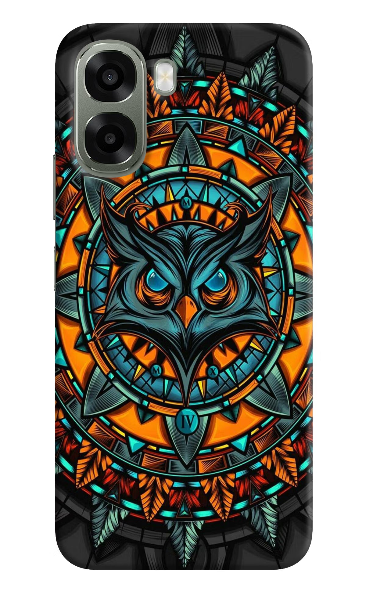 Angry Owl Art Oppo A6x 5G Back Cover