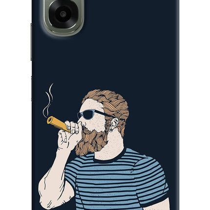 Smoking Oppo A6x 5G Hard Case Back Cover by Casekaro
