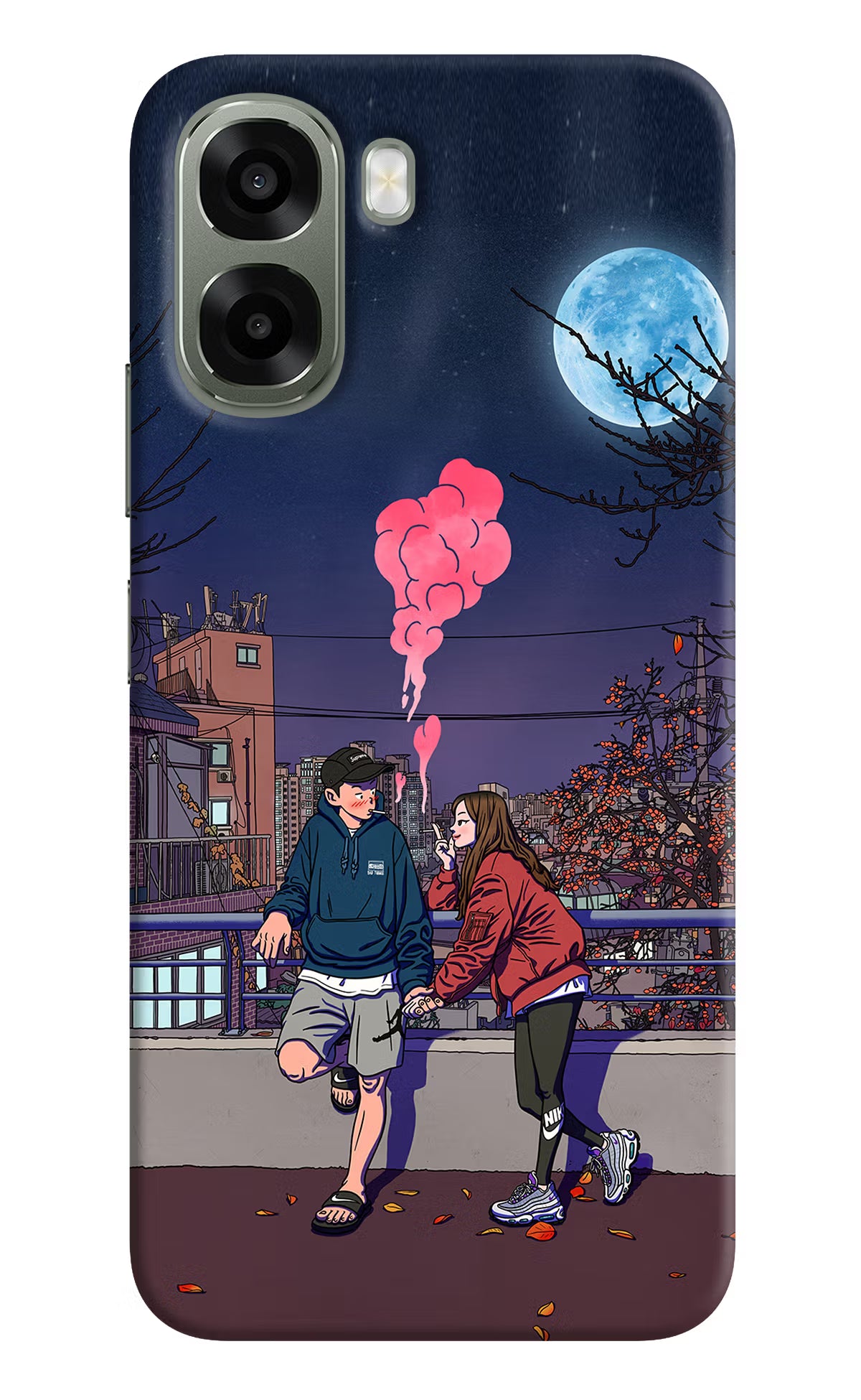 Chilling Couple Oppo A6x 5G Back Cover