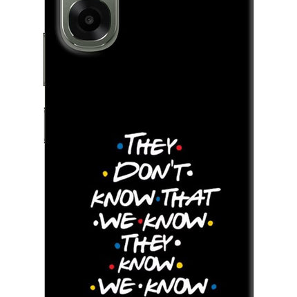 FRIENDS Dialogue Oppo A6x 5G Hard Case Back Cover by Casekaro