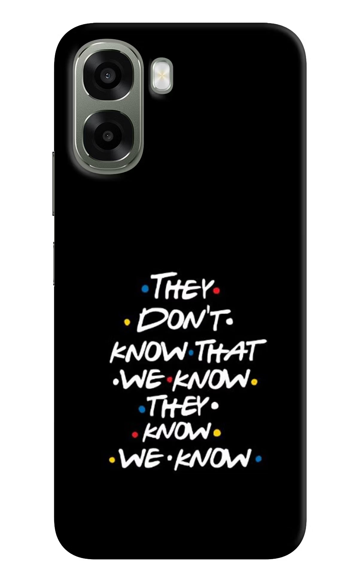 FRIENDS Dialogue Oppo A6x 5G Back Cover