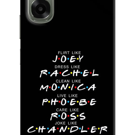 FRIENDS Character Oppo A6x 5G Hard Case Back Cover by Casekaro