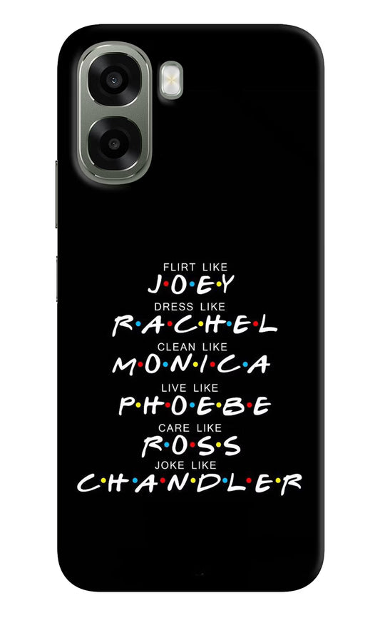 FRIENDS Character Oppo A6x 5G Hard Case Back Cover by Casekaro