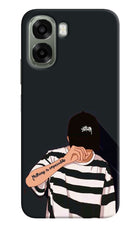 Aesthetic Boy Oppo A6x 5G Hard Case Back Cover by Casekaro