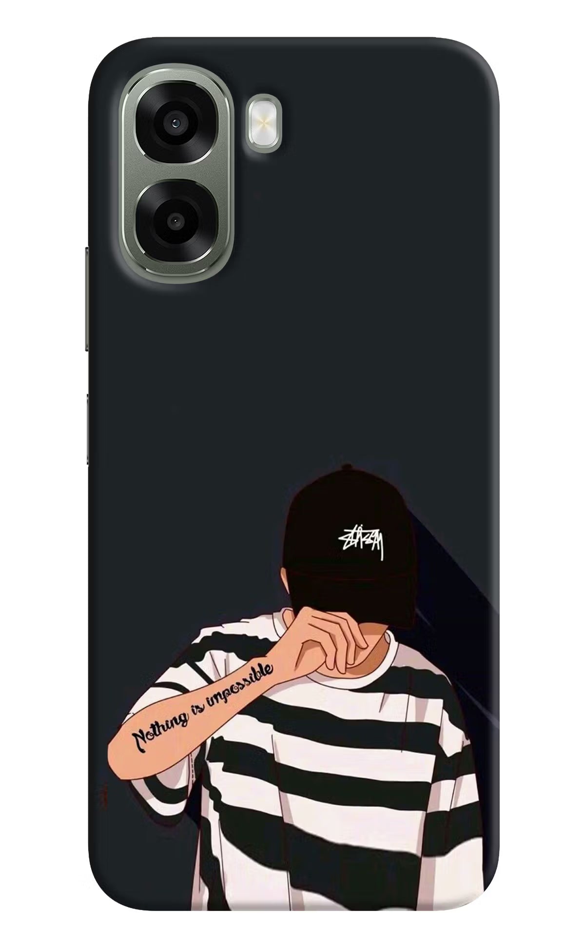 Aesthetic Boy Oppo A6x 5G Back Cover