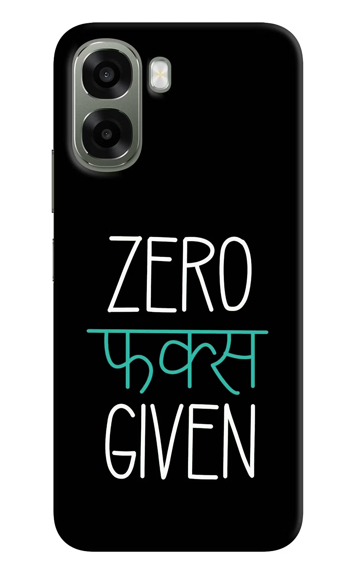Zero Fucks Given Oppo A6x 5G Back Cover