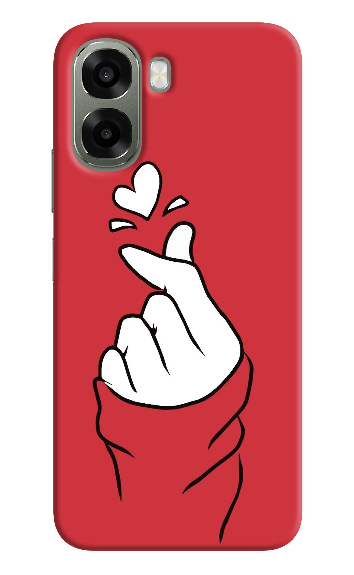 Korean Love Sign Oppo A6x 5G Back Cover