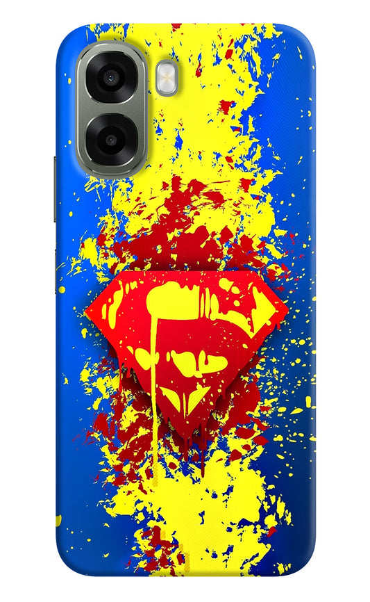 Superman logo Oppo A6x 5G Hard Case Back Cover by Casekaro