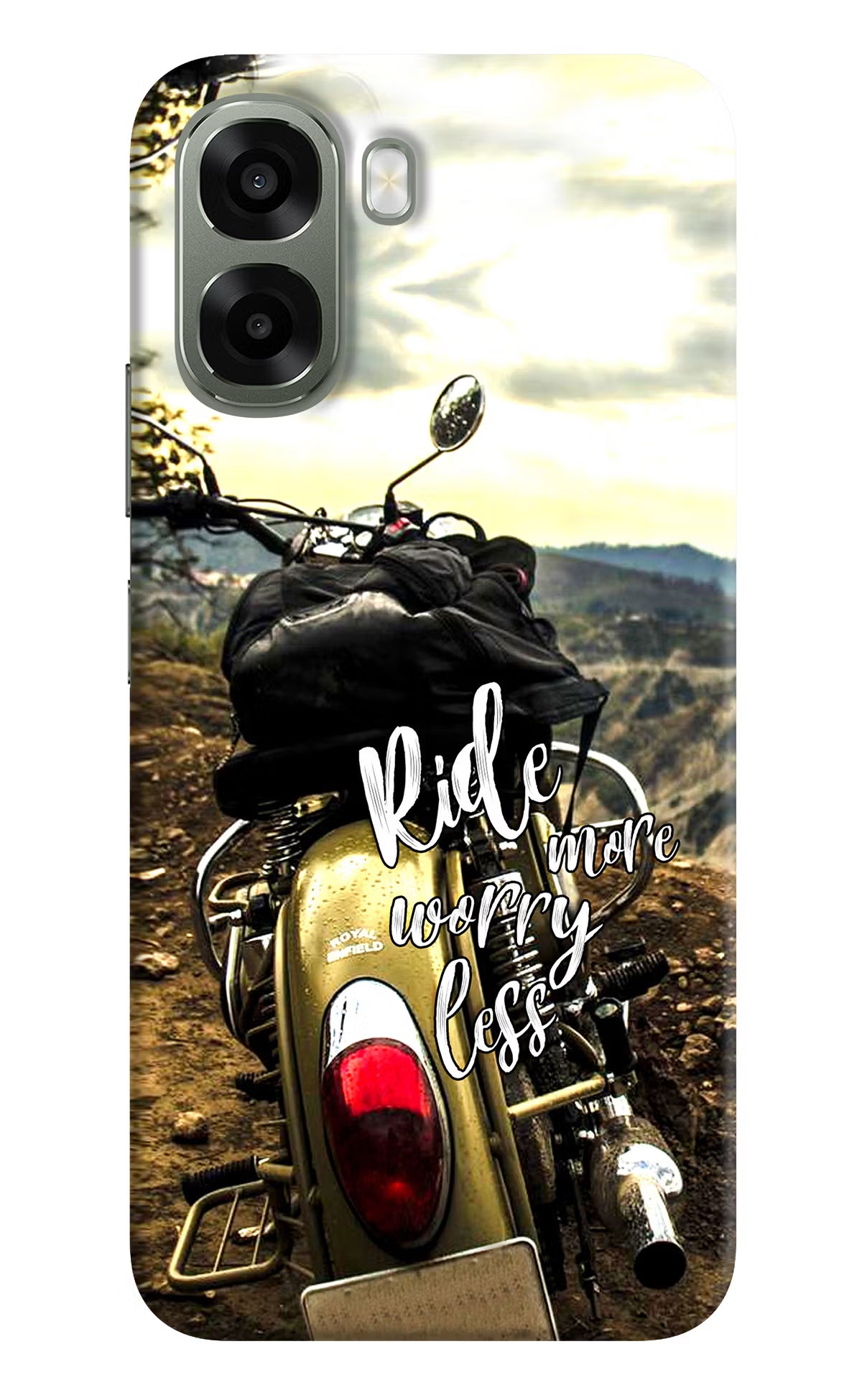 Ride More Worry Less Oppo A6x 5G Back Cover