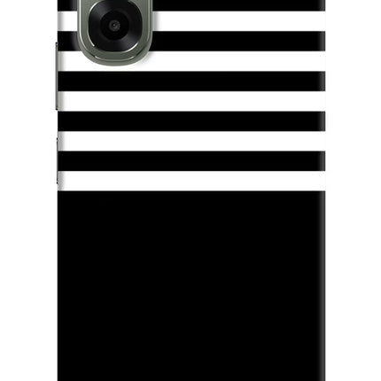 Black and White Print Oppo A6x 5G Hard Case Back Cover by Casekaro