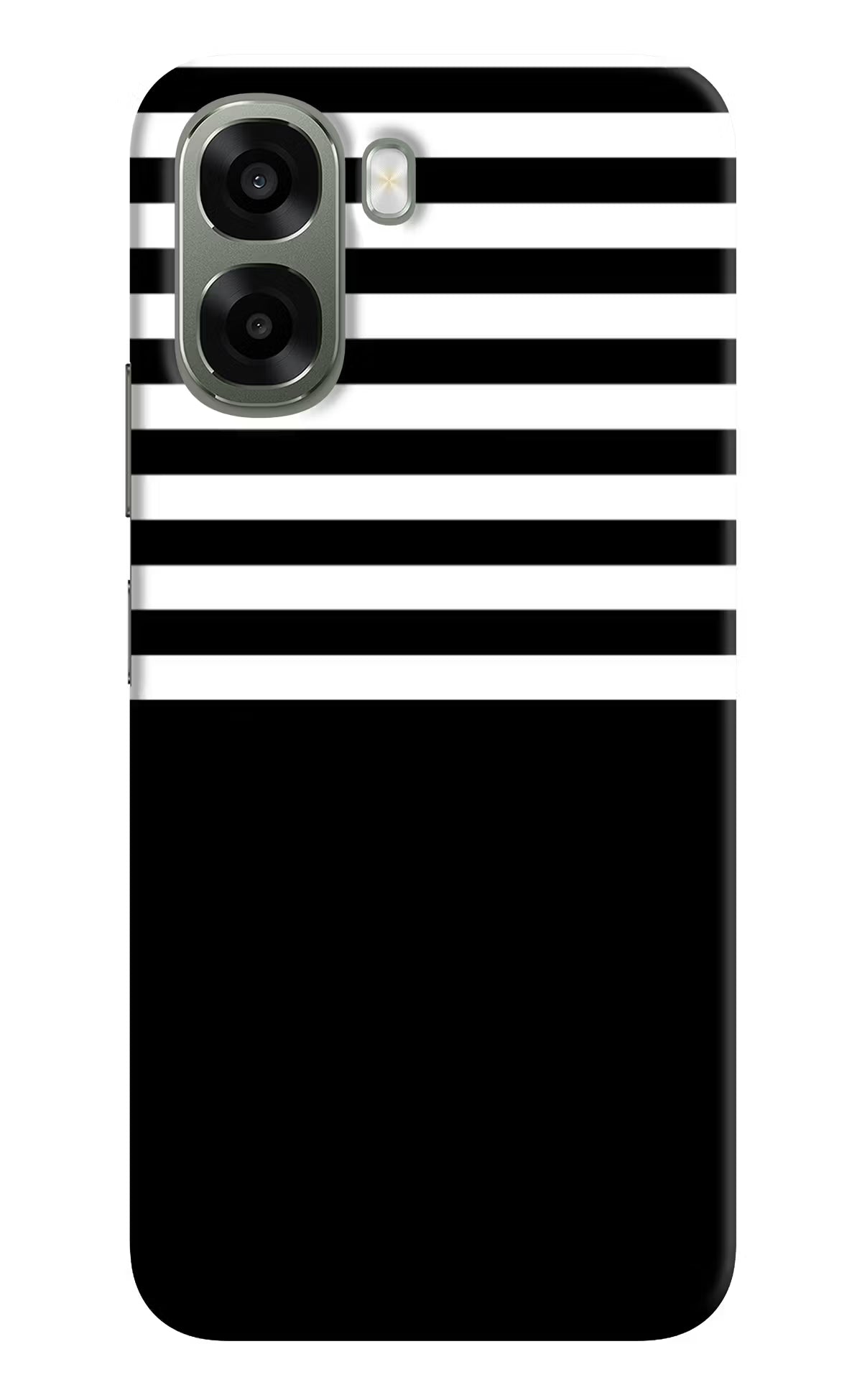 Black and White Print Oppo A6x 5G Back Cover
