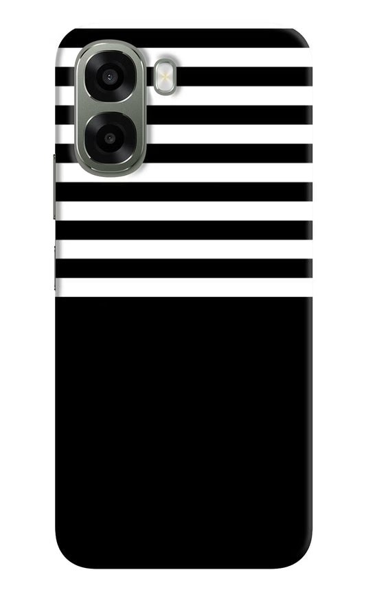 Black and White Print Oppo A6x 5G Hard Case Back Cover by Casekaro