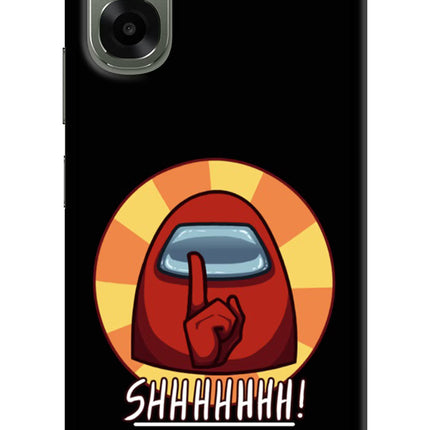 Among Us Shhh! Oppo A6x 5G Hard Case Back Cover by Casekaro
