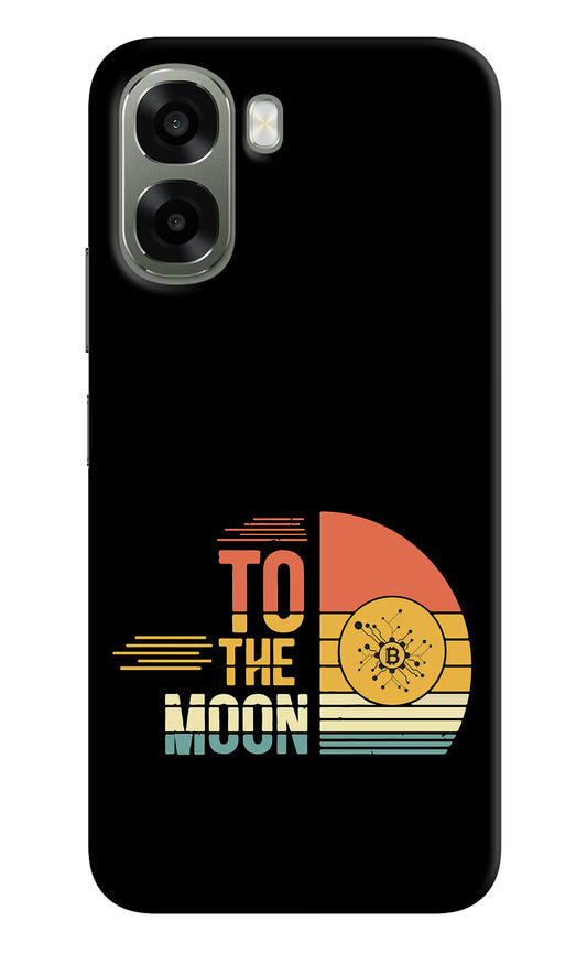 To the Moon Oppo A6x 5G Hard Case Back Cover by Casekaro