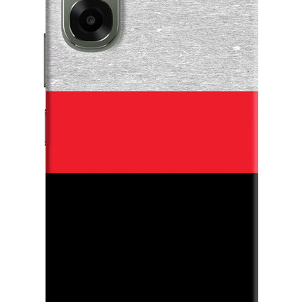 Tri Color Pattern Oppo A6x 5G Hard Case Back Cover by Casekaro