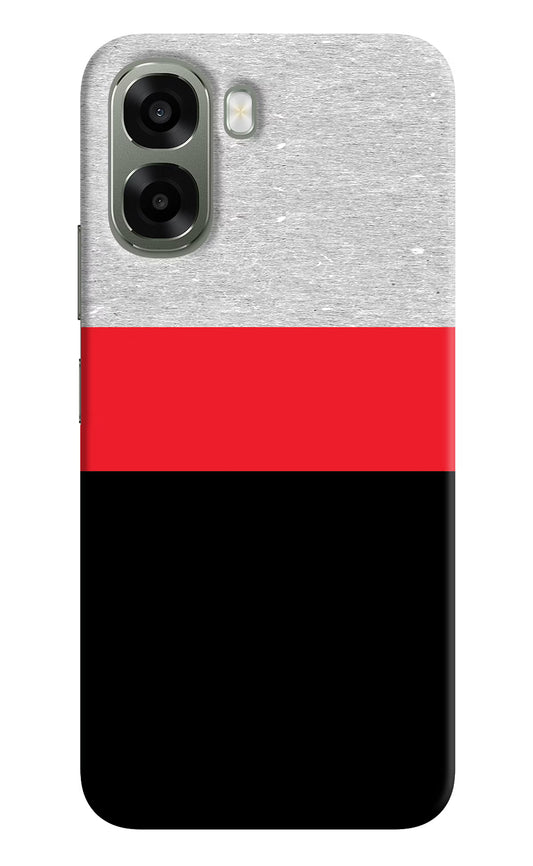 Tri Color Pattern Oppo A6x 5G Hard Case Back Cover by Casekaro