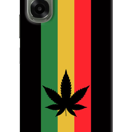 Weed Flag Oppo A6x 5G Hard Case Back Cover by Casekaro