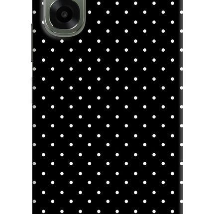 White Dots Oppo A6x 5G Hard Case Back Cover by Casekaro