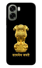 Satyamev Jayate Golden Oppo A6x 5G Hard Case Back Cover by Casekaro