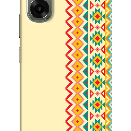 Ethnic Seamless Oppo A6x 5G Hard Case Back Cover by Casekaro