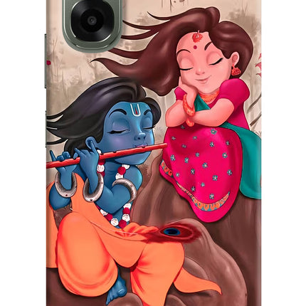 Radhe Krishna Oppo A6x 5G Hard Case Back Cover by Casekaro