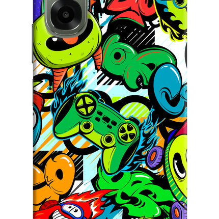 Game Doodle Oppo A6x 5G Hard Case Back Cover by Casekaro