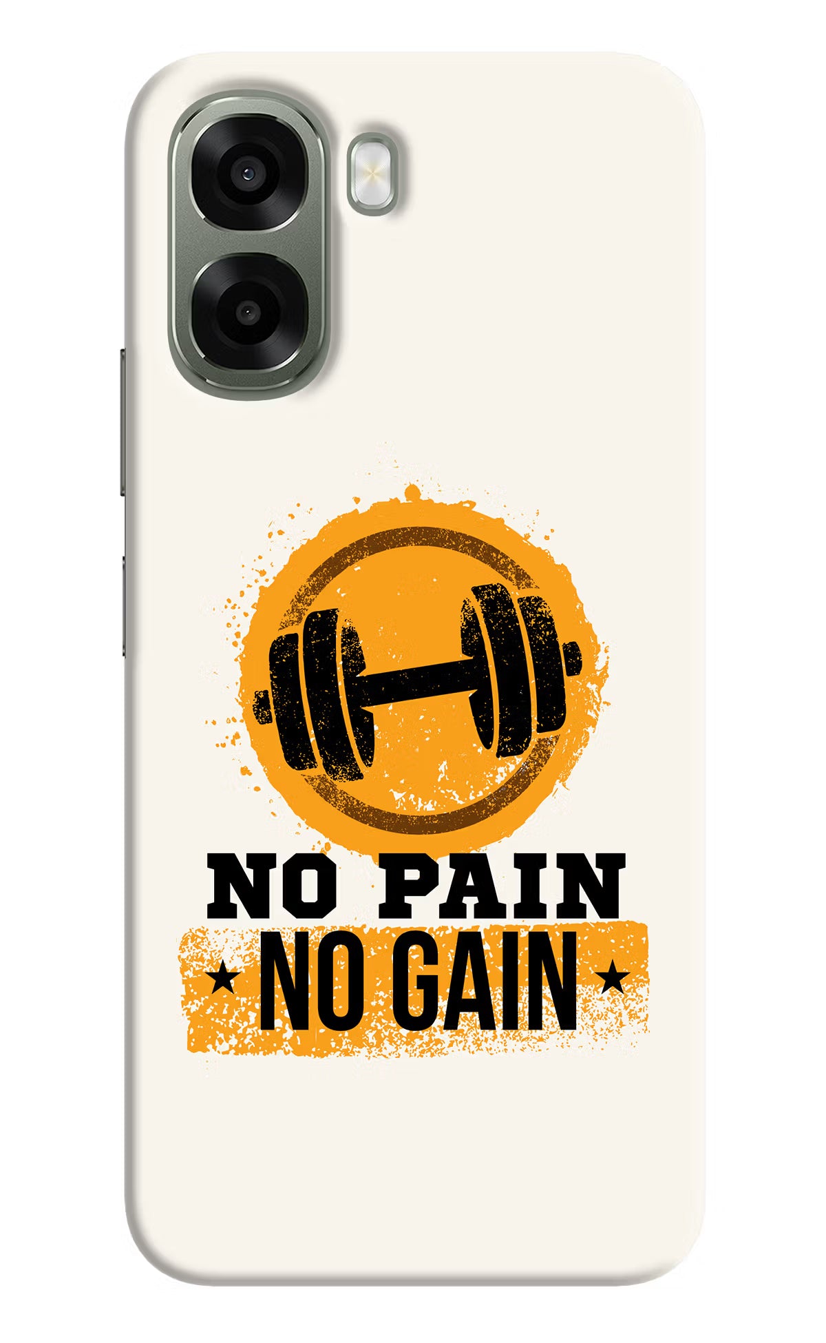 No Pain No Gain Oppo A6x 5G Back Cover