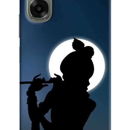 Shri Krishna Silhouette Oppo A6x 5G Hard Case Back Cover by Casekaro