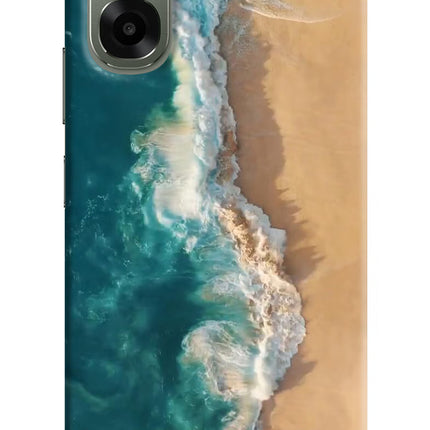 Ocean Beach Oppo A6x 5G Hard Case Back Cover by Casekaro