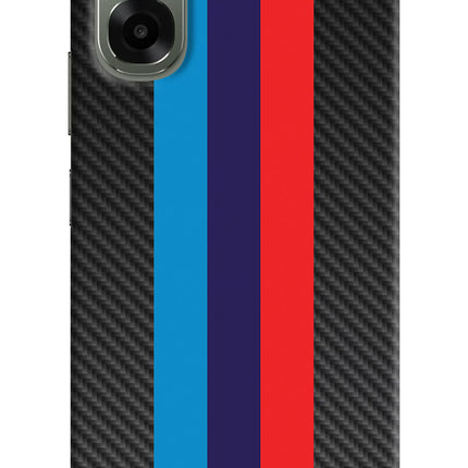 BMW Stripes Pattern Oppo A6x 5G Hard Case Back Cover by Casekaro