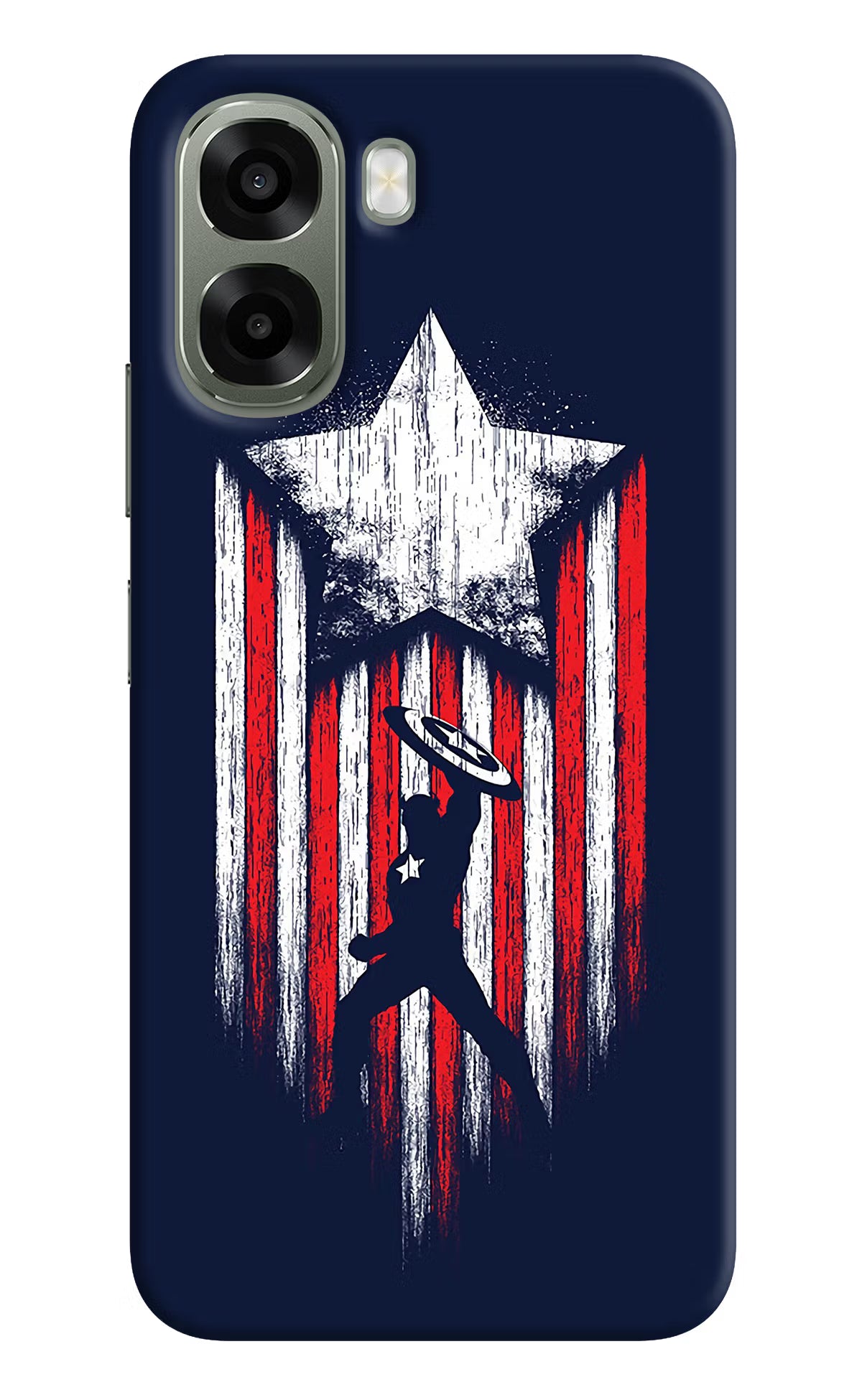 Captain America Marvel Art Oppo A6x 5G Back Cover