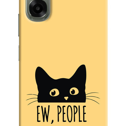 Ew People Catitude Oppo A6x 5G Hard Case Back Cover by Casekaro