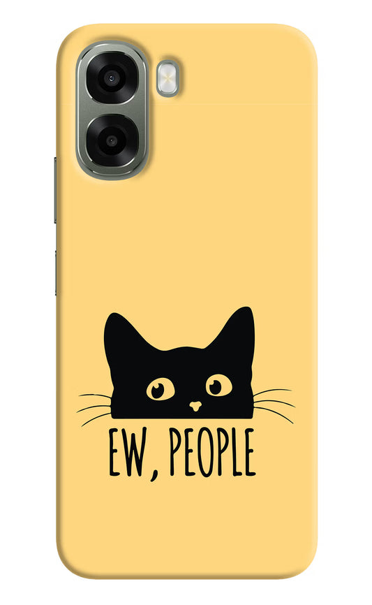 Ew People Catitude Oppo A6x 5G Hard Case Back Cover by Casekaro