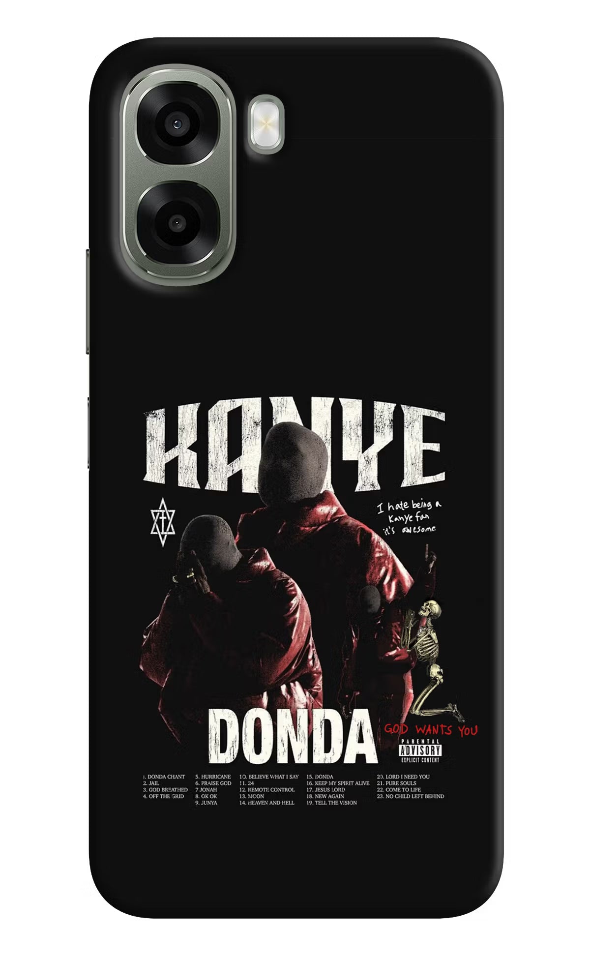 Donda Kanye West Oppo A6x 5G Back Cover