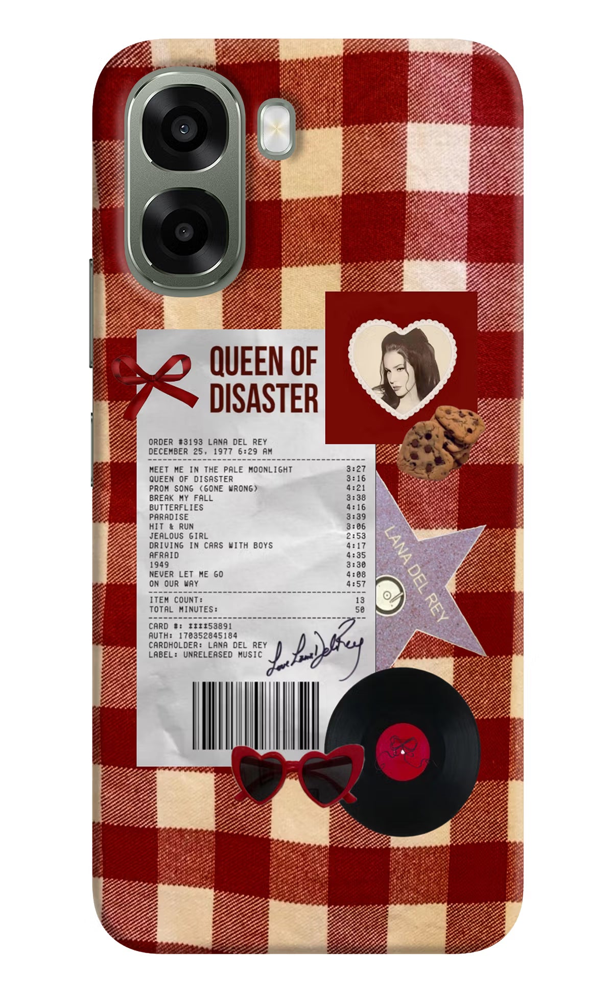 Queen of Disaster Oppo A6x 5G Back Cover