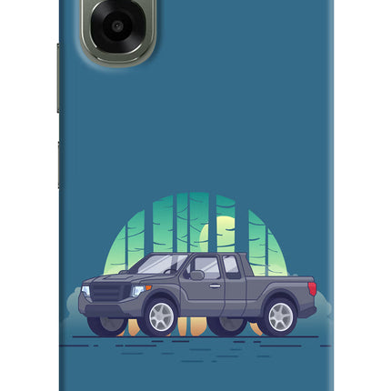 Retro Garage Vibe Oppo A6x 5G Hard Case Back Cover by Casekaro