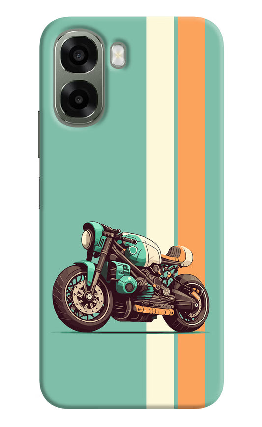 Striped Moto Drift Oppo A6x 5G Hard Case Back Cover by Casekaro