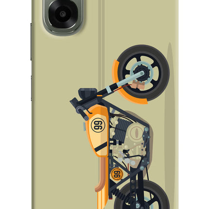 Vertical Speedster Oppo A6x 5G Hard Case Back Cover by Casekaro