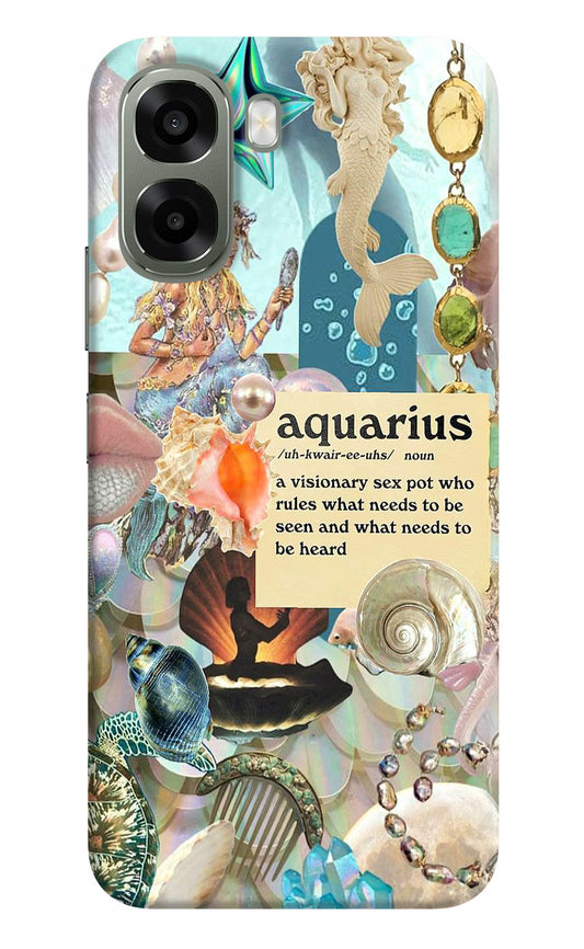Aquarius Zodiac Oppo A6x 5G Hard Case Back Cover by Casekaro