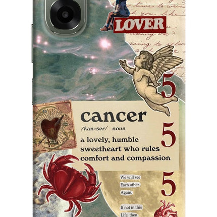 Cancer Zodiac Oppo A6x 5G Hard Case Back Cover by Casekaro
