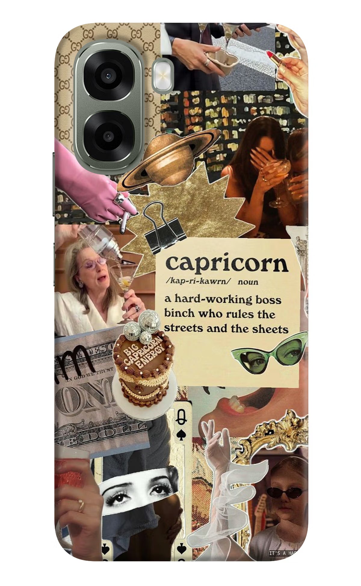 Capricorn Zodiac Oppo A6x 5G Back Cover