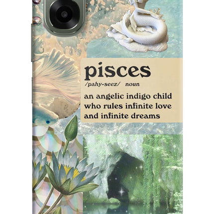 Pisces Zodiac Oppo A6x 5G Hard Case Back Cover by Casekaro